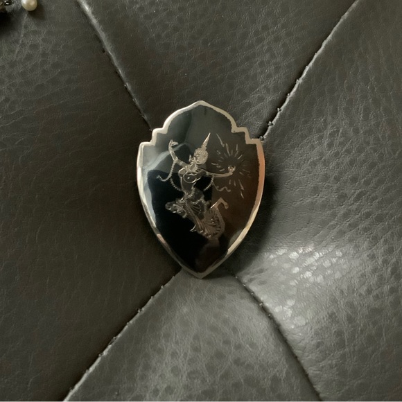 Siam Sterling brooch & earrings - Picture 5 of 8